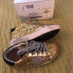 Golden Goose Glitter Tennis Shoe